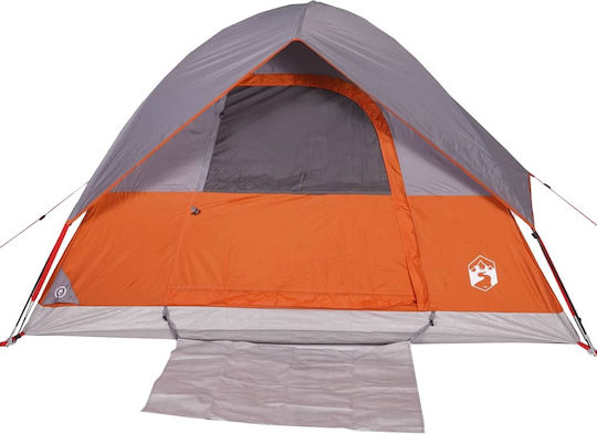vidaXL Camping Tent Igloo Orange for 2 People 360x135x105cm