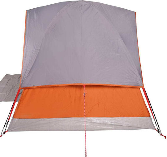 vidaXL Camping Tent Igloo Orange for 2 People 360x135x105cm