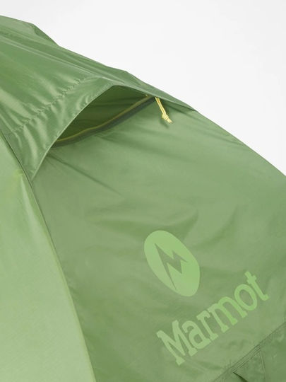 Marmot Vapor 2p Σκηνή Camping Igloo Πράσινη με Διπλό Πανί 4 Εποχών για 2 Άτομα
