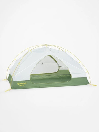 Marmot Vapor 2p Σκηνή Camping Igloo Πράσινη με Διπλό Πανί 4 Εποχών για 2 Άτομα
