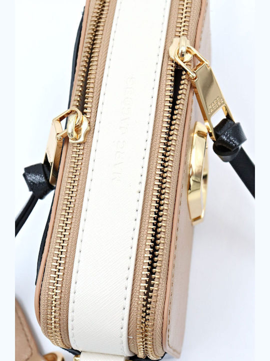 Snapshot Logo Leder Damen Tasche Crossbody Schwarz