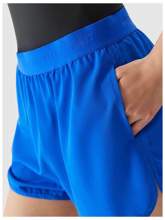 4F Feminin Pantaloni scurți de Plajă Albastru