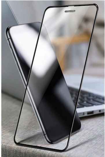 0.2mm Tempered Glass Negru (iPhone 12 Pro Max)