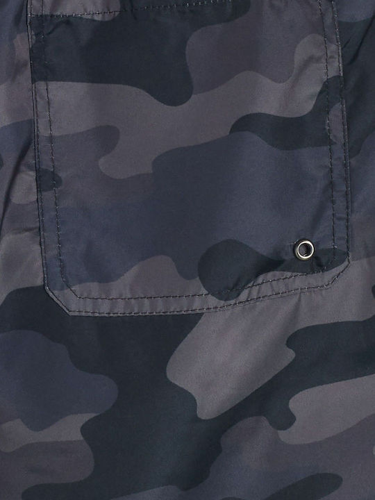 Men's Swimwear Bermuda Black Camo