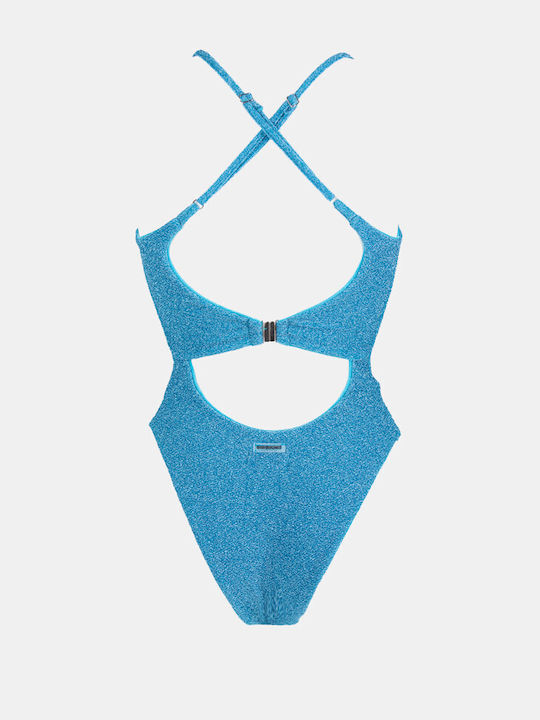 Luigi One-Piece Swimsuit Blue