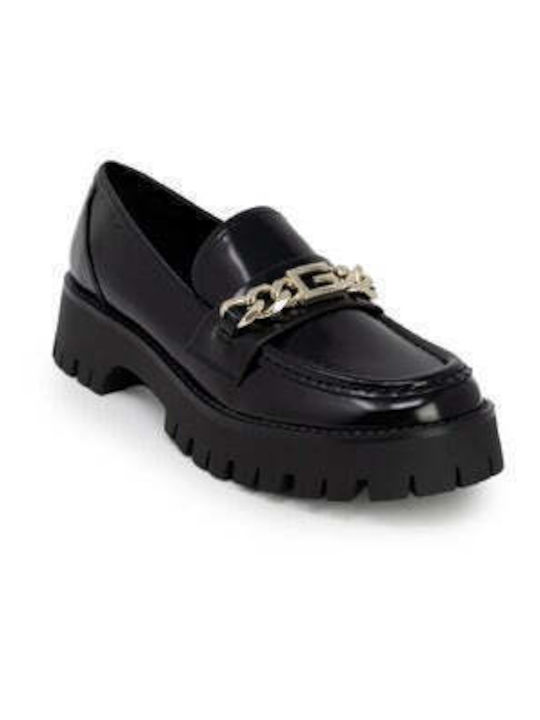 Guess Women's Loafers in Black Color