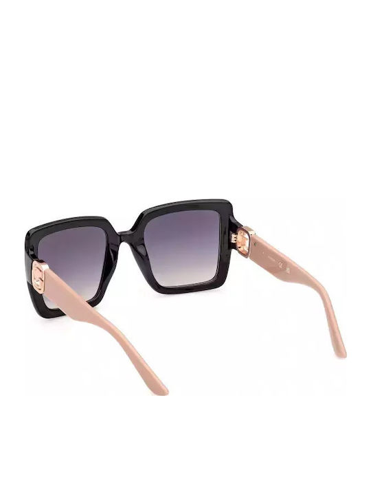Guess Women's Sunglasses with Black Plastic Frame and Gray Gradient Lens gu00103 05w