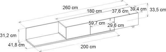 Stand TV Enstey Nuc M260xA41.8xÎ33.5cm