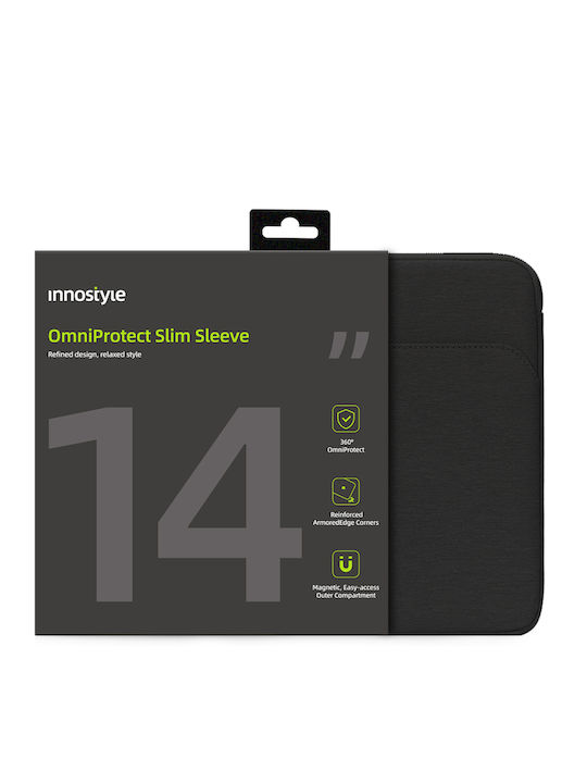 Innostyle Αδιάβροχη Θήκη για Laptop 14" σε Μαύρο χρώμα S112BLK-14