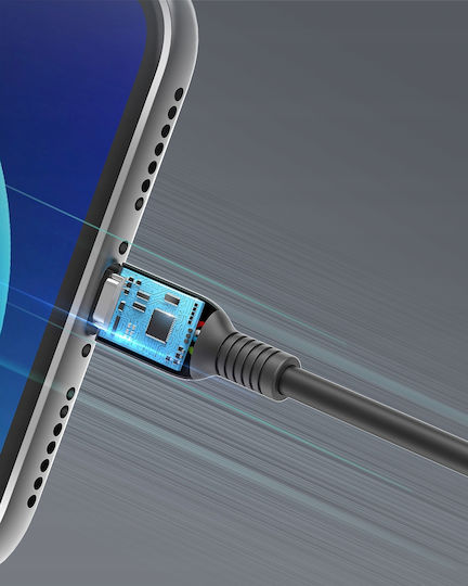 Innostyle USB-A to Lightning Cable Μαύρο 2m (IAL150tBLK)