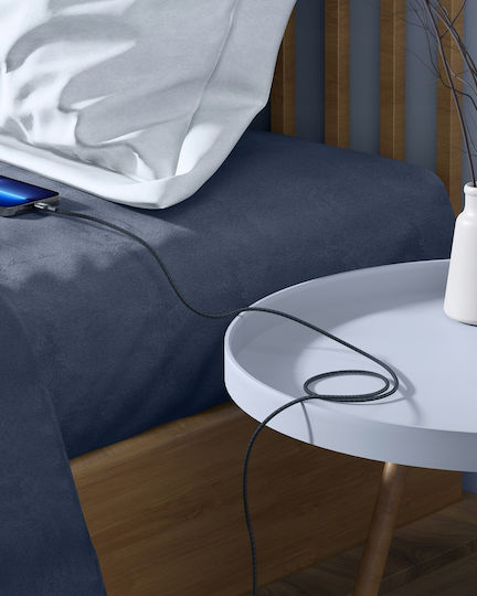 Innostyle Редовна USB-C към Lightning кабел Черен 2м (ICL150ALBLK)