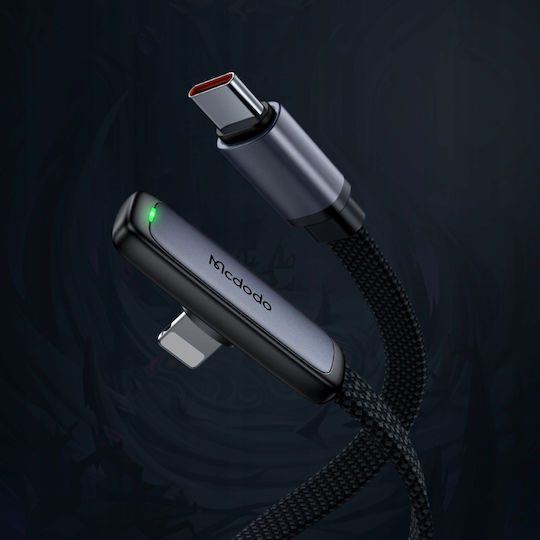 Mcdodo Flach USB-C zu Lightning Kabel 36W Schwarz 1m (CA-3350)