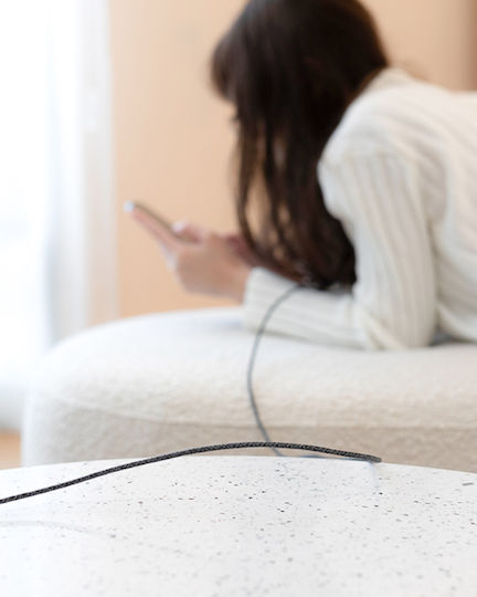 Innostyle Редовна USB-C към Lightning кабел Черен 2м (ICL150ALBLK)