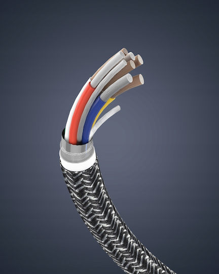 Innostyle USB-A to Lightning Cable Μαύρο 2m (IAL150ALBLK)
