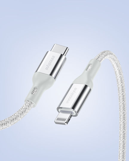 Innostyle USB-C to Lightning Cable Ασημί 2m (ICL150ALSLV)