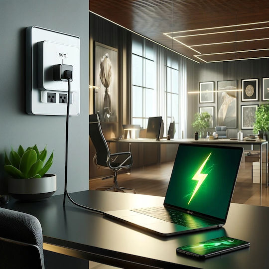 USB 2.0 Cable USB-C male - USB-C 240W Γκρι 1m CO2-0005