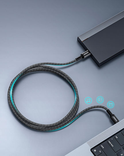 Innostyle USB 2.0 Cable USB-C male - USB-C 100W Μαύρο 2m ICC200ALBLK