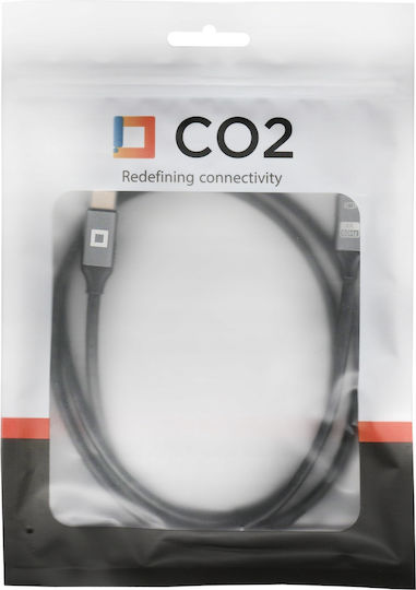 Cablu USB 2.0 USB-C Masculin - USB-C 100W Gri 1m CO2-0002