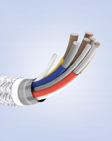 Samsung USB 2.0 Cable USB-C male - USB-C 60W Ασημί 2m ICC150ALSLV