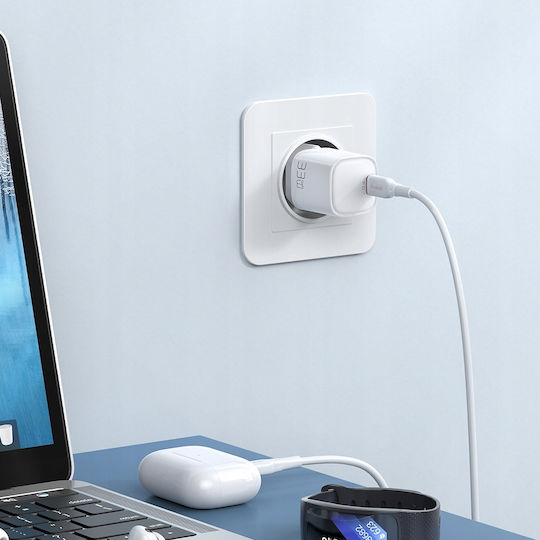 Mcdodo Încărcător Fără Cablu GaN cu Port USB-C 33W Livrarea energiei Albς (CH-0080)