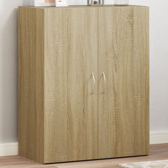 Дървен Офисен Шкаф Дъб 60x32x77.5см