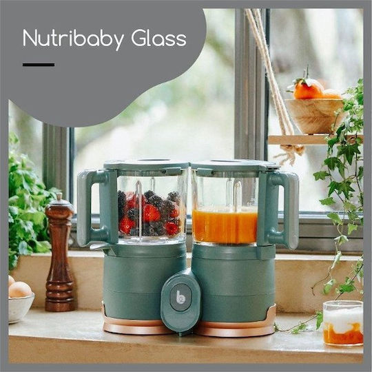 Babymoov Nutribaby Food Steamer with Blender with 2 Steaming Decks 2lt