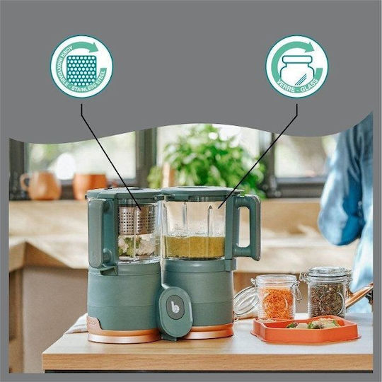 Babymoov Nutribaby Food Steamer with Blender with 2 Steaming Decks 2lt