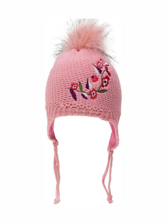 Kids Beanie Set with Scarf & Gloves Knitted Beige