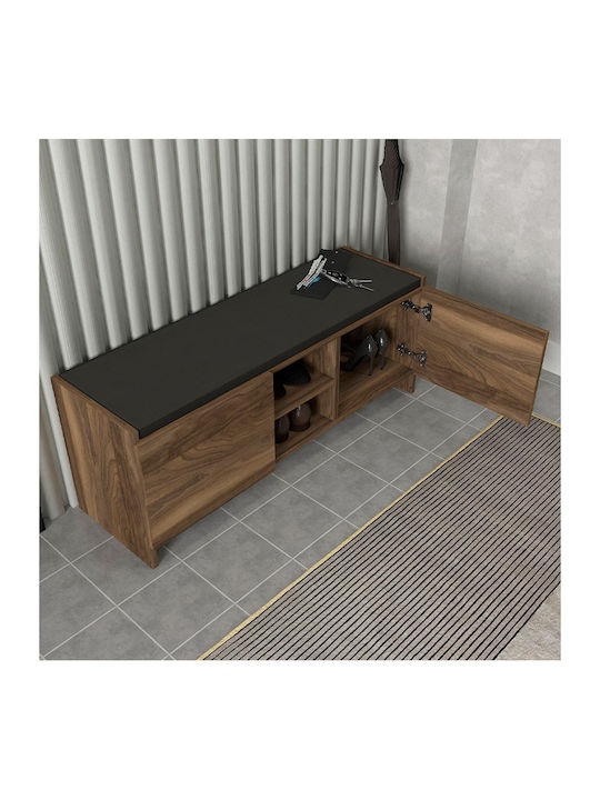 Verly Wooden Shoe Organizer Brown 110x33.2x43cm