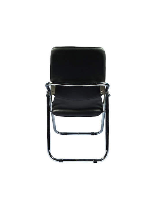 Visitor Chair in Black Colour 42x42x85cm