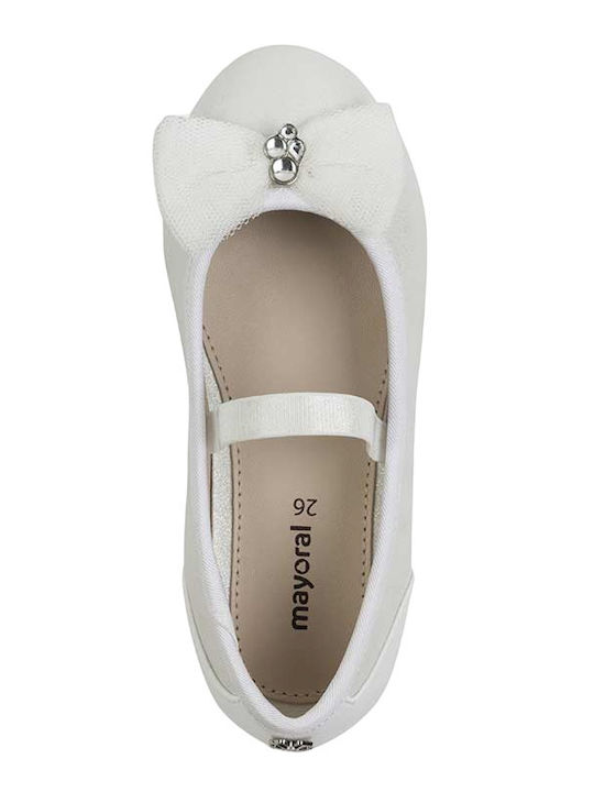 Mayoral Kids Ballerinas White