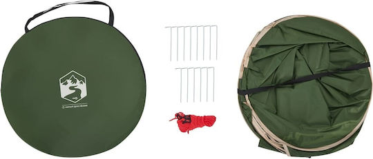 vidaXL Camping Tent Pop Up Green for 1 Person