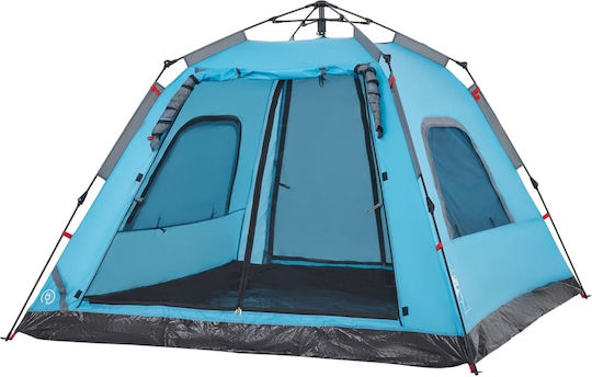 vidaXL Σκηνή Camping Μπλε για 5 Άτομα 235x235x155εκ.