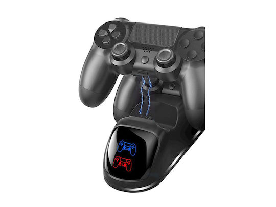 Black Docking Station Zola 2 Ps4 Controllers 800mah 5v Dc