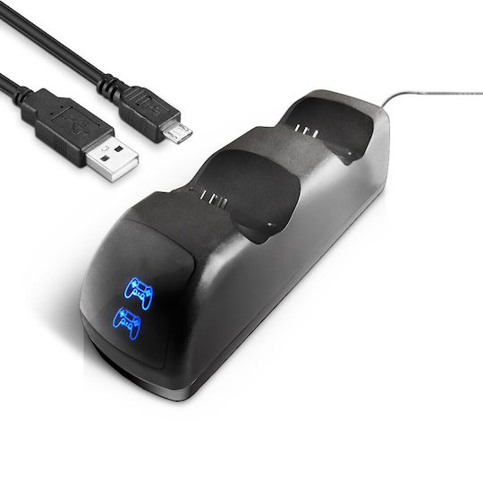 Black Docking Station Zola 2 Ps4 Controllers 800mah 5v Dc