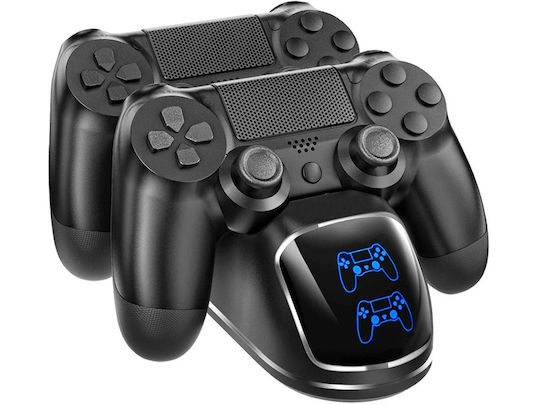 Black Docking Station Zola 2 Ps4 Controllers 800mah 5v Dc