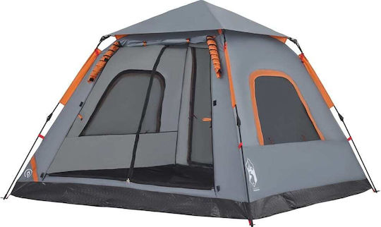 vidaXL Σκηνή Camping Γκρι για 5 Άτομα