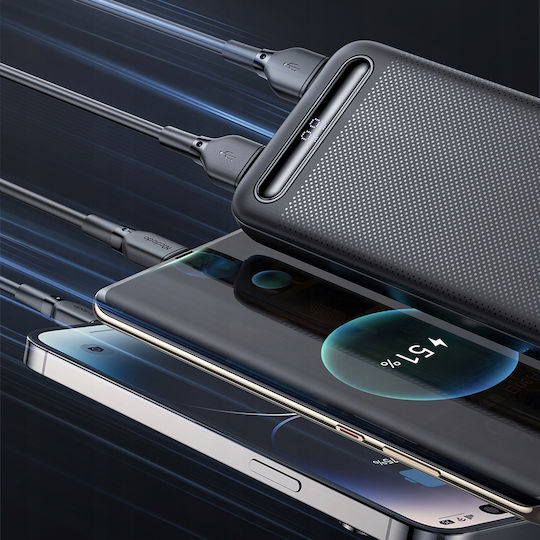 Mcdodo MC-4422 Power Bank 10000mAh 10W με 2 Θύρες USB-A Μαύρο