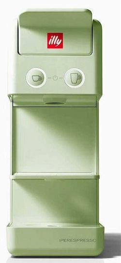 Illy Y3.3 Кафемашина за капсули Налягане 19бар Зелен