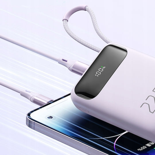 Mcdodo MC-3255 Baterie Externă 10000mAh 22.5W cu Port USB-A și Port USB-C Power Delivery Încărcare Rapidă Violet