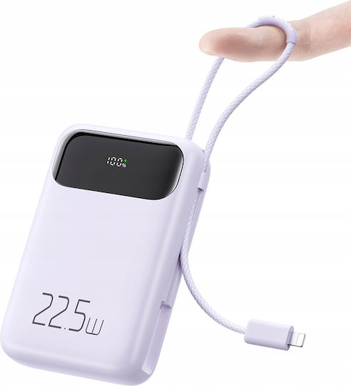 Mcdodo MC-3255 Baterie Externă 10000mAh 22.5W cu Port USB-A și Port USB-C Power Delivery Încărcare Rapidă Violet