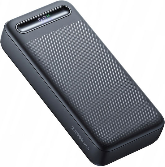 Mcdodo MC-3891 Power Bank 20000mAh 22.5W με 2 Θύρες USB-A και Θύρα USB-C Power Delivery Μαύρο
