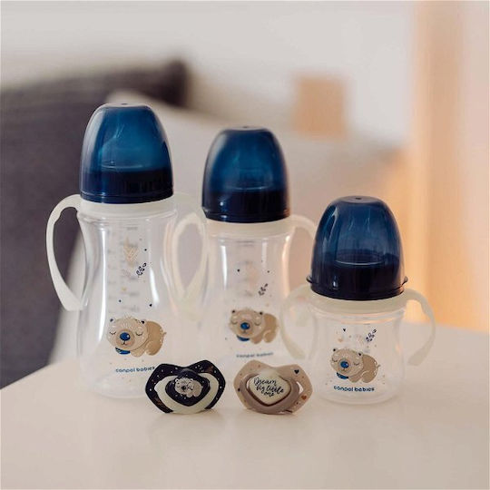 Canpol Babies Easystart Cana de antrenament pentru bebeluși Plastic cu mânere Albastru pentru 12m+m+ 300ml