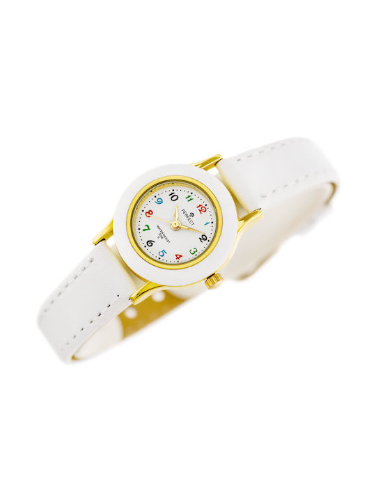 Perfect Communion Kids Analog Watch with Rubber/Plastic Strap White