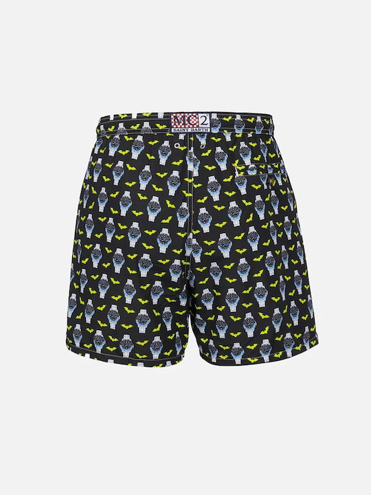 Lightning Bat O'clock Men's Swimwear Shorts Black