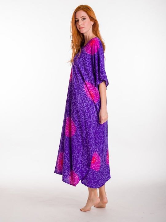 Rima Beachwear Women's Caftan Beachwear Purple