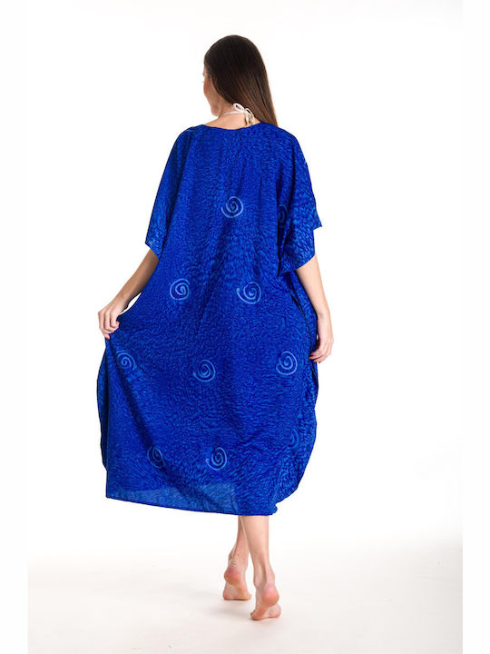 Rima Beachwear Women's Caftan Beachwear Blue