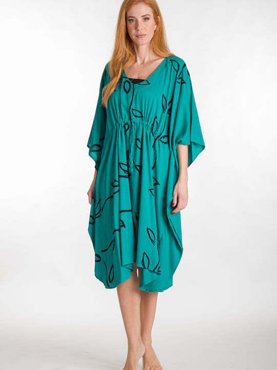 Rima Beachwear Γυναικείο Καφτάνι Παραλίας Πράσινο