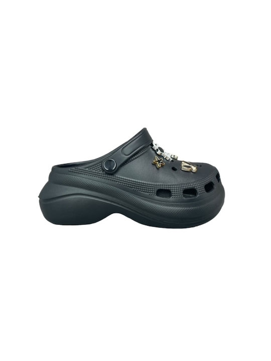 Adam's Shoes Clogs Black