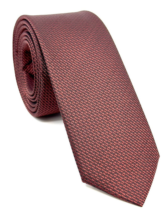 Legend Accessories Комплект Мъжки Кравати Отпечатани в Бордо Цвят